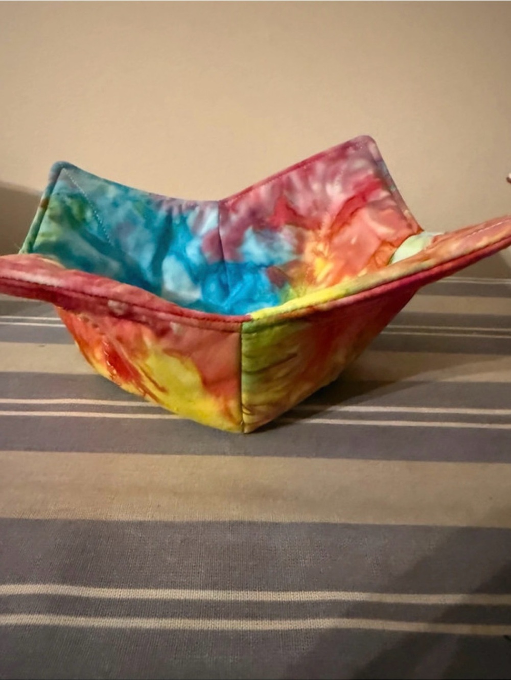 Tie-Dye Microwavable Bowl Cozy